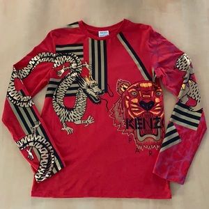 Kenzo Kids Long-sleeve Shirt Sz 14